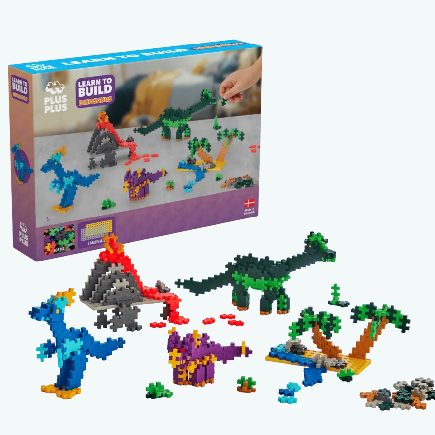 Plus-Plus - Bygg dinosaurier, 600 st.