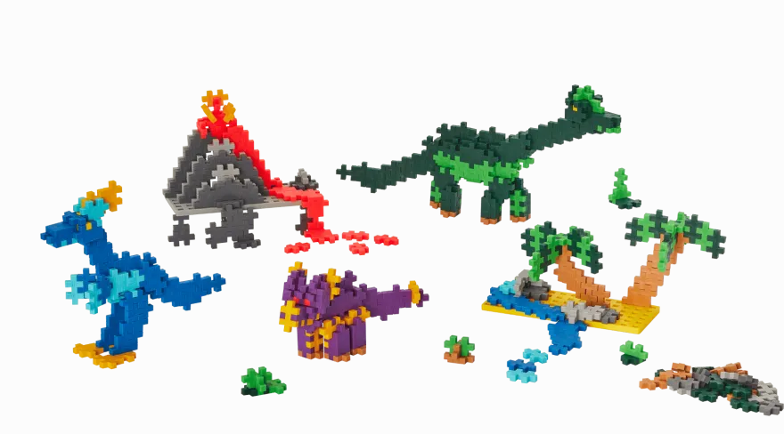 Plus-Plus - Bygg dinosaurier, 600 st.
