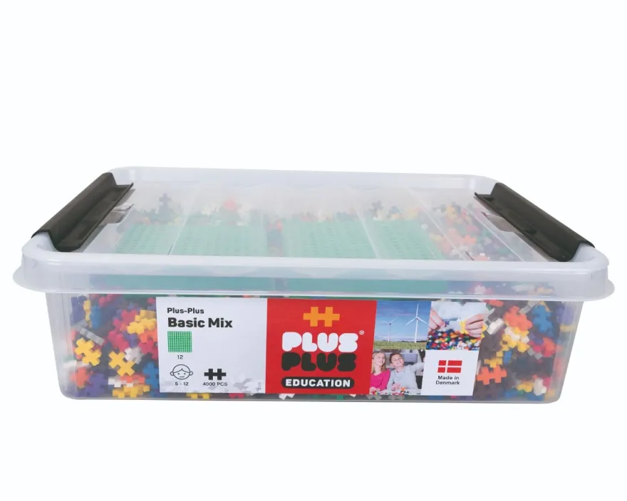 Plus-Plus Education Bas - 4000 st. + 12 plattor
