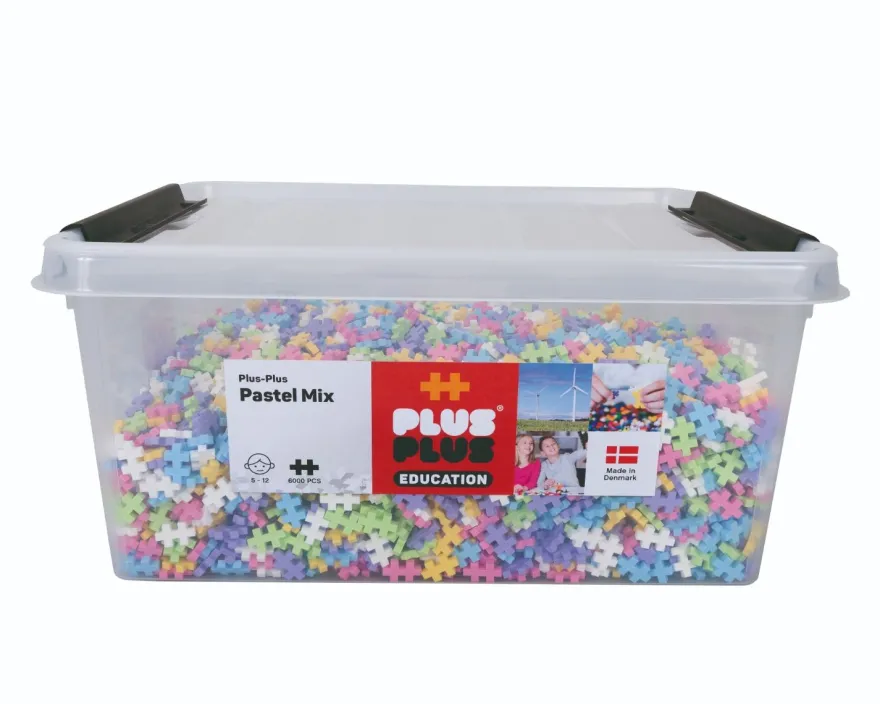 Plus-Plus Education Pastell - 6000 st.