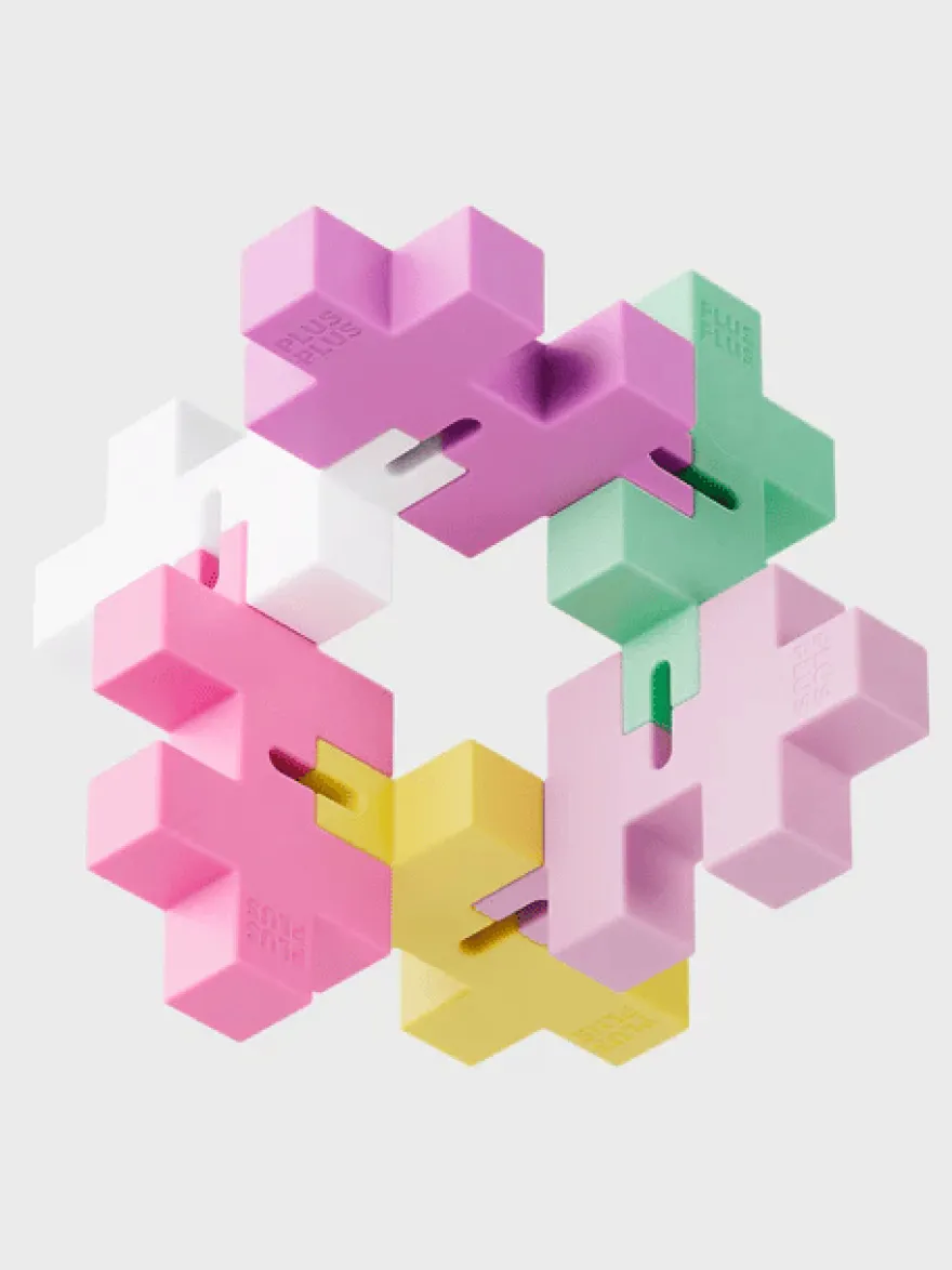 Plus-Plus - HEXEL Bubblegum