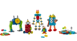 Plus-Plus - Inlärningspaket, Bygg robotar, 250 st.