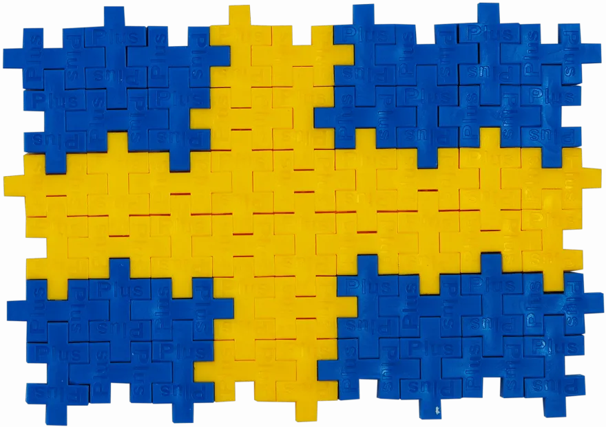 Plus-Plus - Inlärningspaket, Bygg flaggor, 700 st.