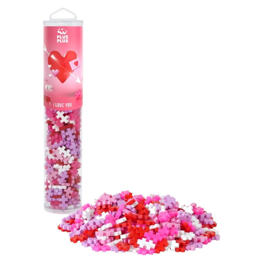 Plus-Plus i rör – I love you Mix, 240 st.