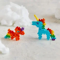 Plus-Plus i rör - Rainbow-enhörning, 100 st.