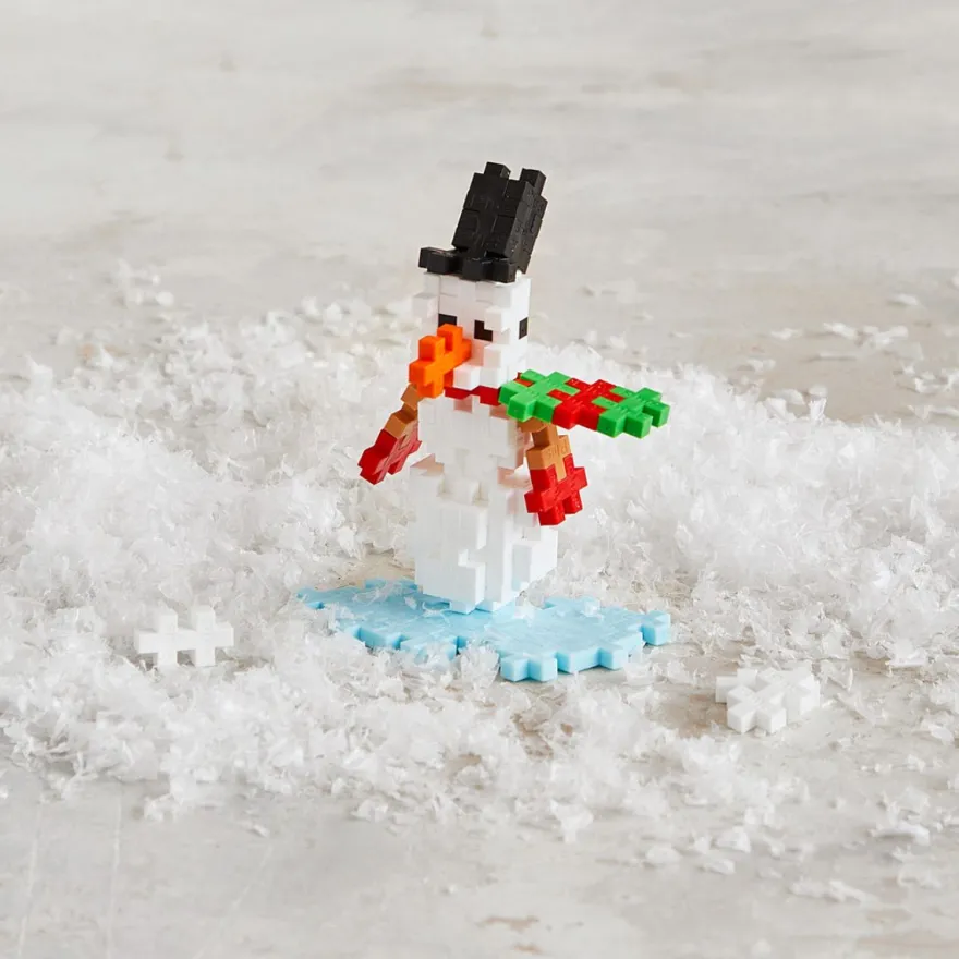 Plus-Plus i rör – Snögubbe, 100 st.