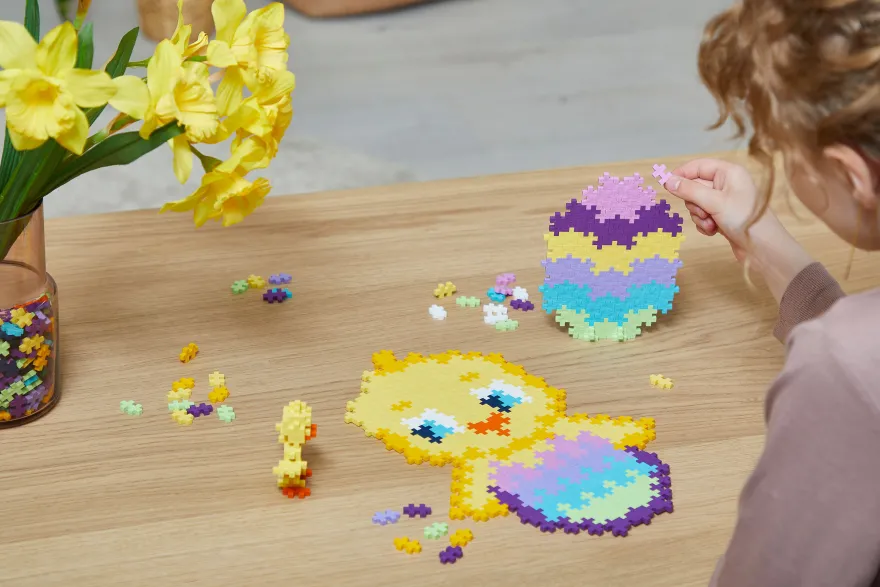Plus-Plus - Puzzle By Number, Kyckling 250 st.