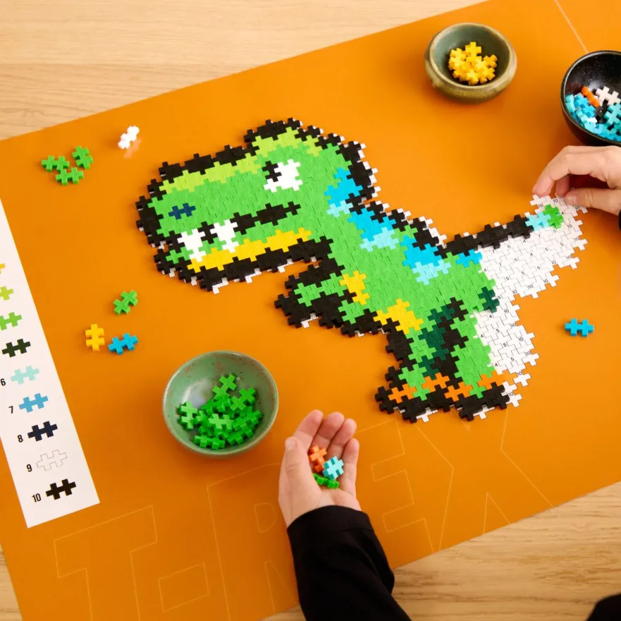 Plus-Plus - Puzzle By Number, T-rex 250 st.