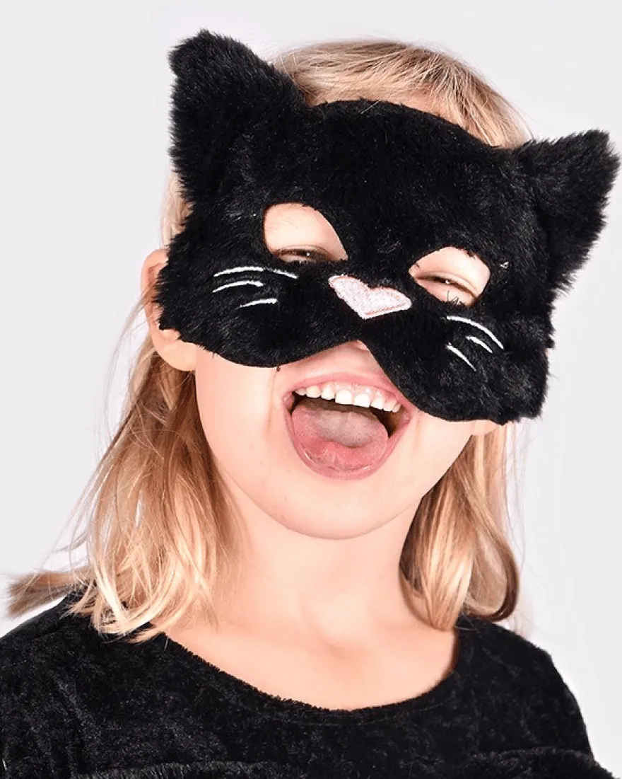 Plyschmask - Katt