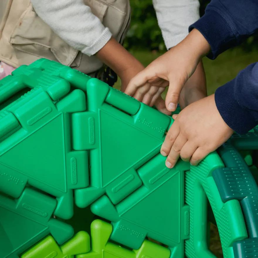 Polydron Large – Dinosaurier, 130 delar