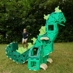 Polydron Large – Dinosaurier, 130 delar