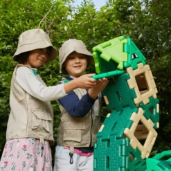Polydron Large – Dinosaurier, 130 delar