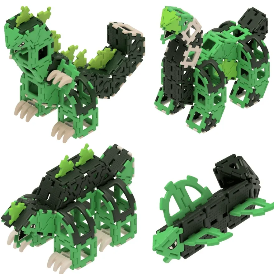 Polydron Large – Dinosaurier, 130 delar