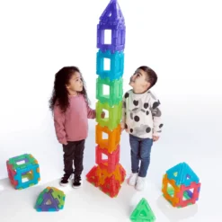Polydron Large – Transparent, 60 delar