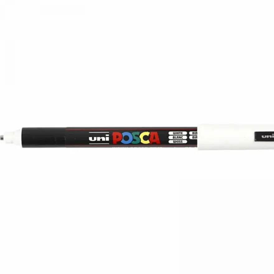 Posca-tuschpenna PC-1MR - Vit, 1 st.
