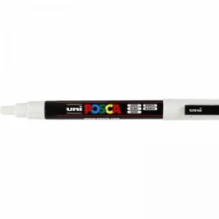 Posca-tuschpenna PC-3M - Vit, 1 st.