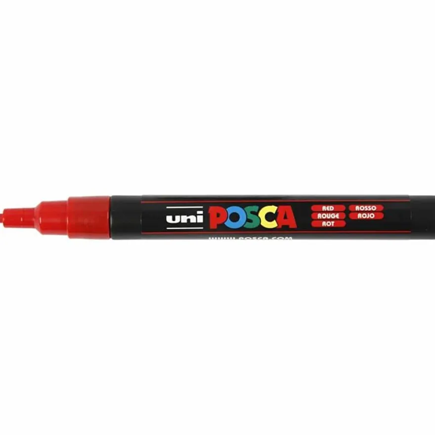 Posca Tuschpennor PC-3M - Grundfärger, 12 st.