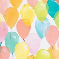 Presentpapper 50 cm x 5 m - Ballonger
