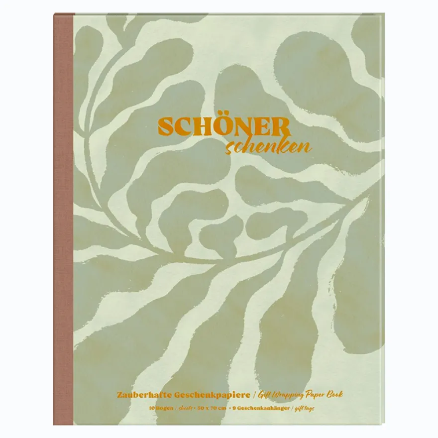 Presentpapper i bokform - Colours of the Seasons