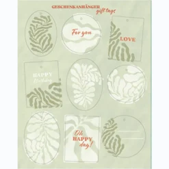 Presentpapper i bokform - Colours of the Seasons