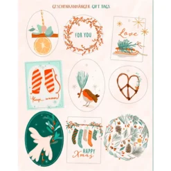 Presentpapper i bokform - Cozy Christmas