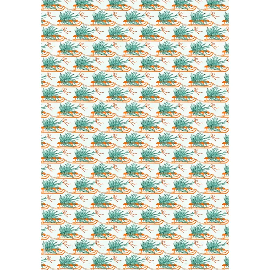 Presentpapper i bokform - Cozy Christmas