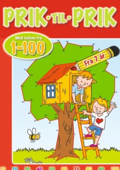Prick-till-Prick-bok 1-100 - Trä