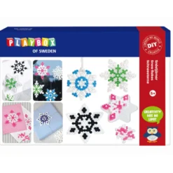 Pärlpaket – Snöflingor, 4 000 st.