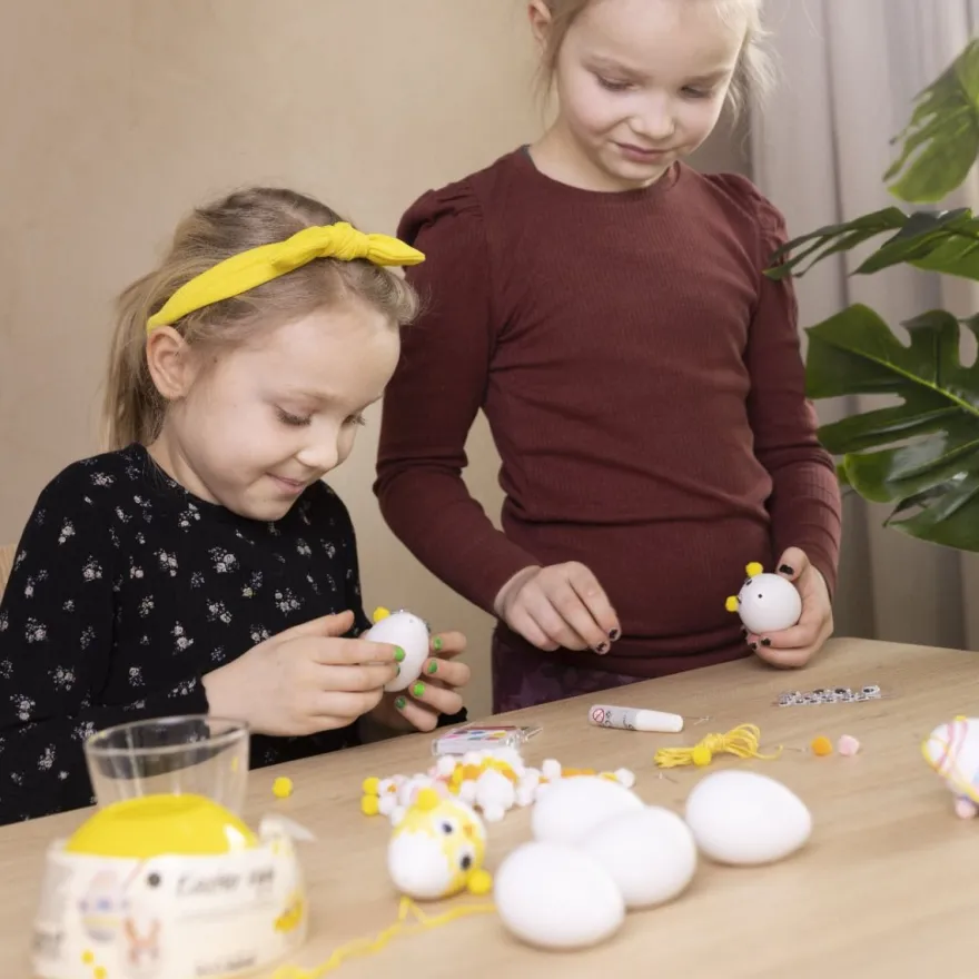 Påskägg med pyssel - Litet