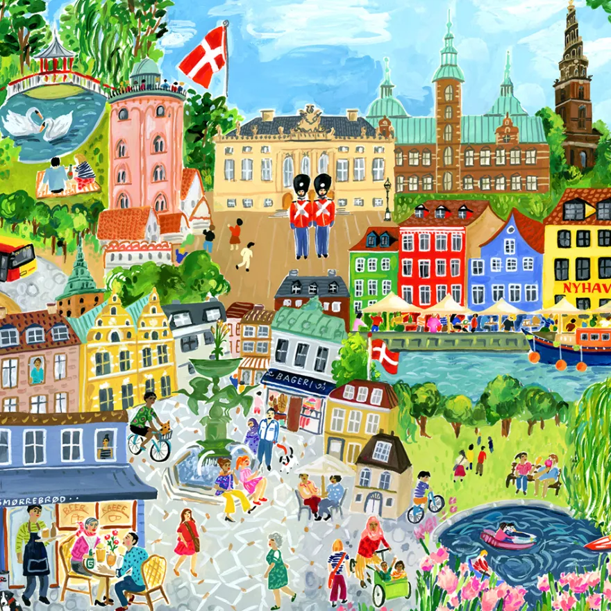 Pussel 1000 bitar - Köpenhamn