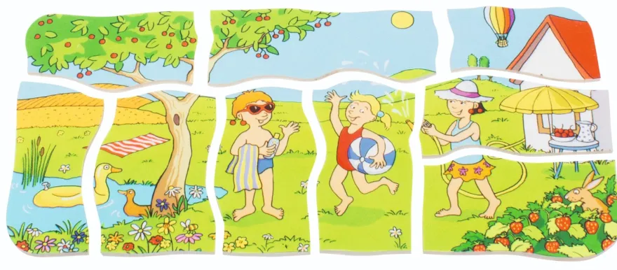 Pussel i lager - Årstider