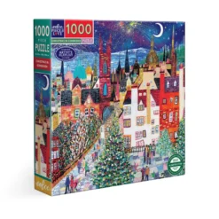 Pussel med 1.000 bitar – Jul i Edinburgh
