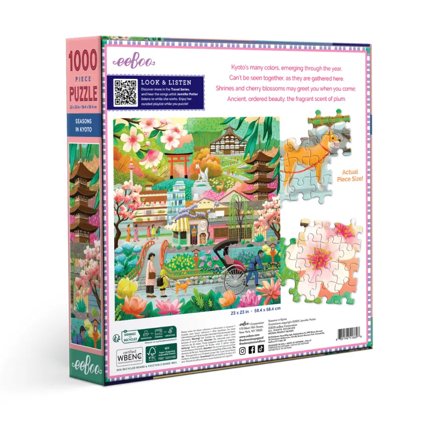 Pussel med 1.000 bitar – Seasons in Kyoto