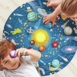 Pussel med 100 bitar - Solsystemet