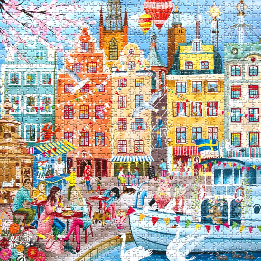 Pussel med 1.000 bitar - Stockholm