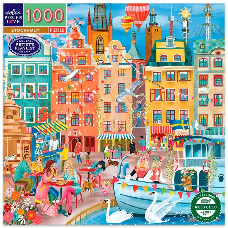 Pussel med 1.000 bitar - Stockholm