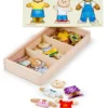 Pussel - Mix & Match Björnfamilj