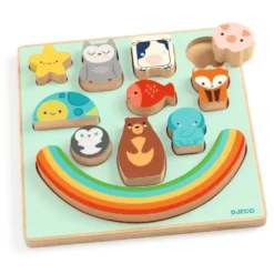 Puzz & Boom Rainbow - 2-i-1 balansspel