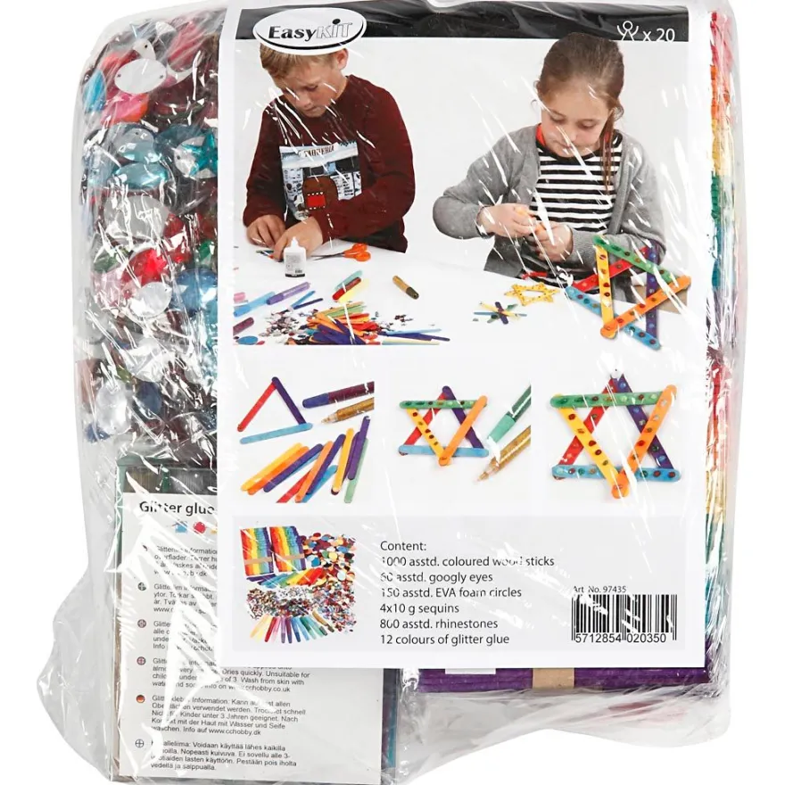 Pysselkit med glitter