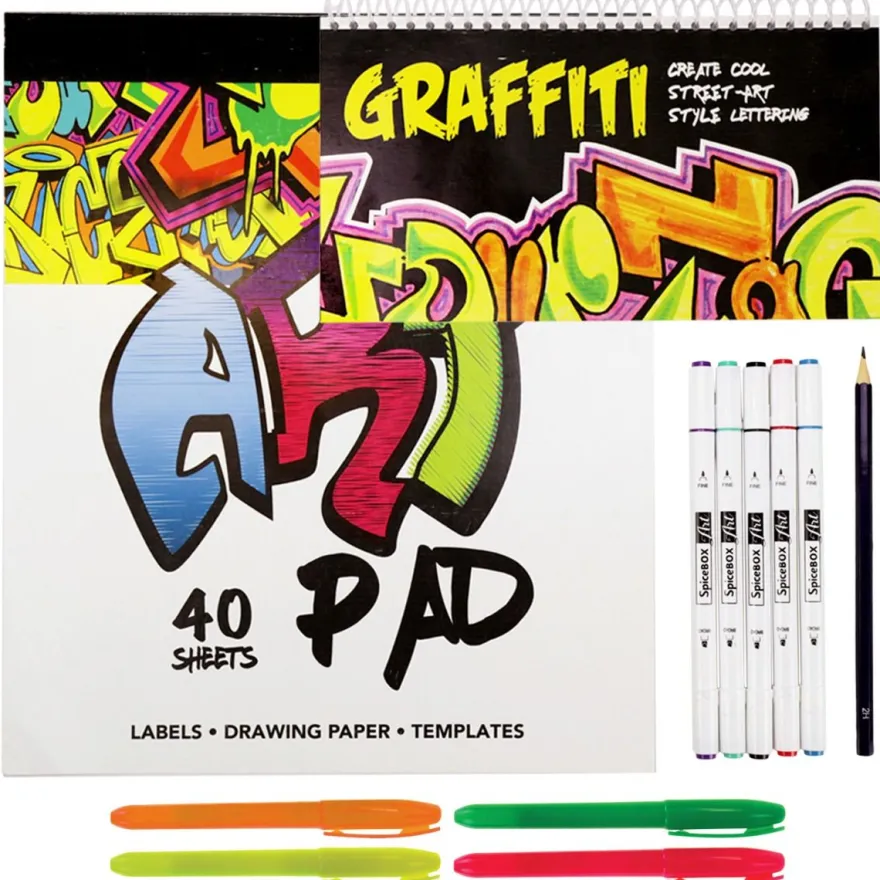 Pysselpaket – Graffiti