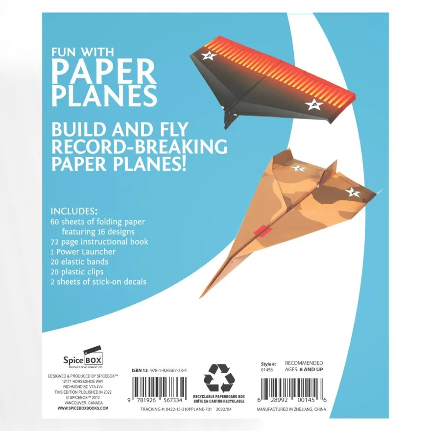 Pysselpaket – Gör pappersflygplan
