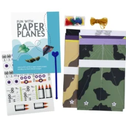 Pysselpaket – Gör pappersflygplan