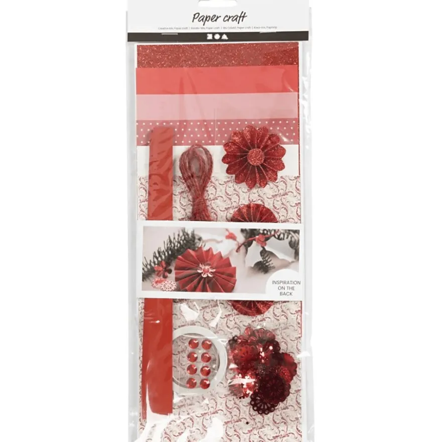 Pysselpaket - Jul, Rött/Krämvitt
