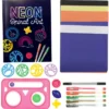 Pysselpaket – Neon Spiral Art