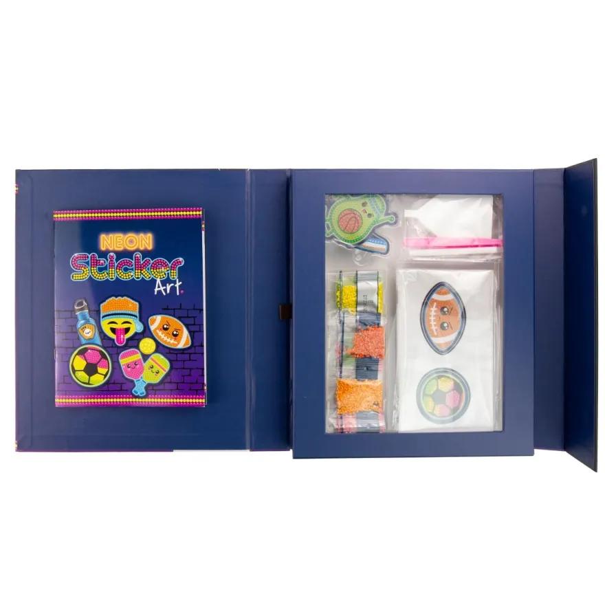 Pysselpaket – Neon Sticker Art