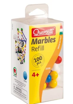 Quercetti tillbehör - Kulor till kulbana, 100 st.