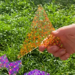 Regnbågeformer med glitter, 21 st.