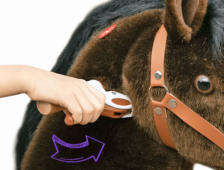 Rid Själv - Häst, svart, vit mule, M/L