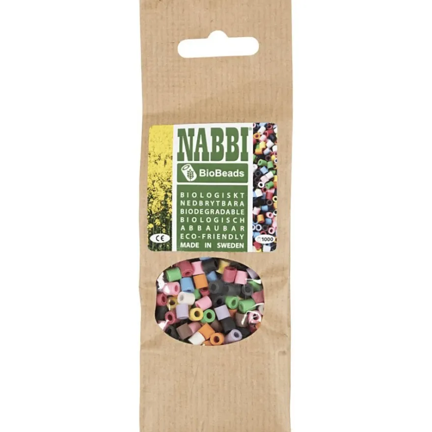 Rörpärlor midi - BioBeads mix, 3000 st.