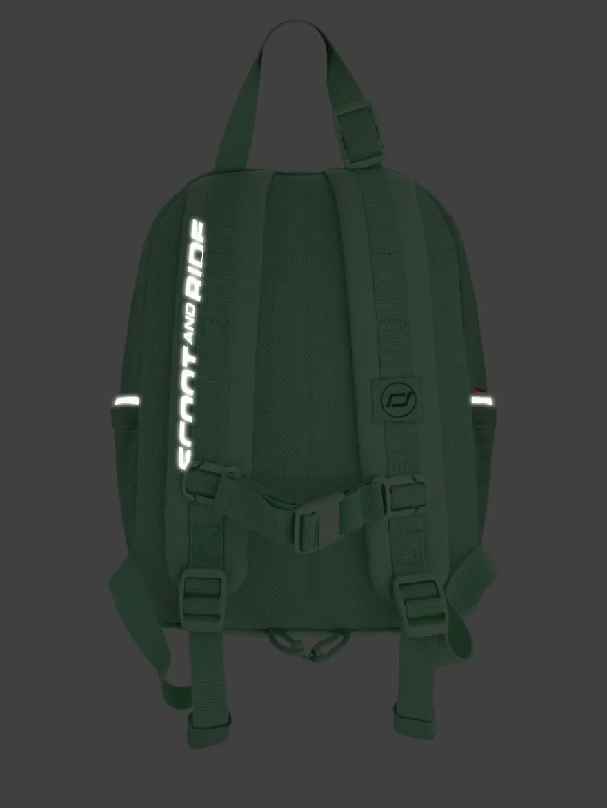 Ryggsäck med reflexer, 9 liter - Kiwi